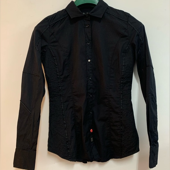 Replay Moto Style Embroidered Shirt - Picture 2 of 7